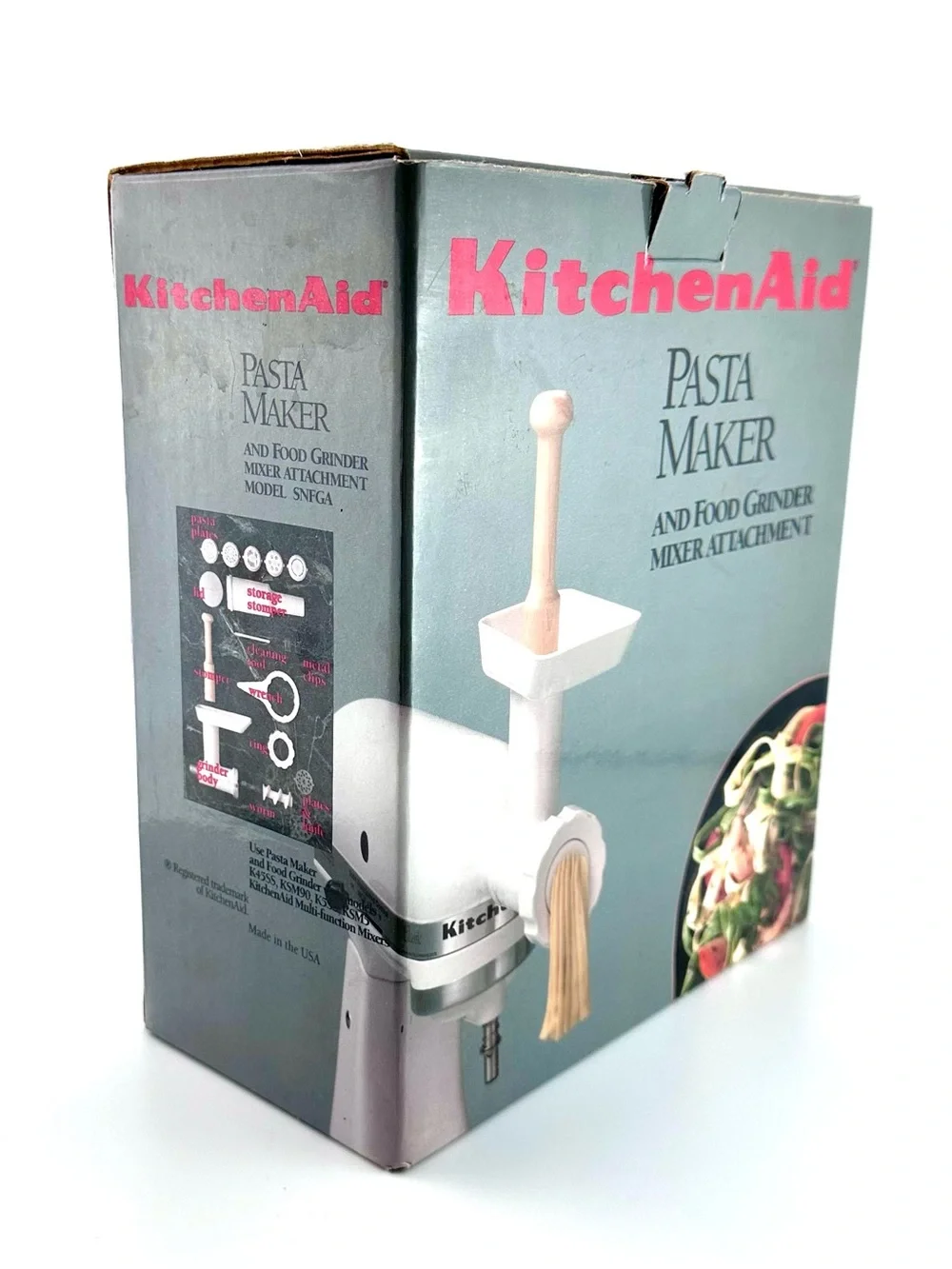 Vintage KitchenAid Pasta Maker Food Grinder Mixer Attachment Boxed